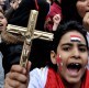Egypt's military begins rebuilding burned Coptic church